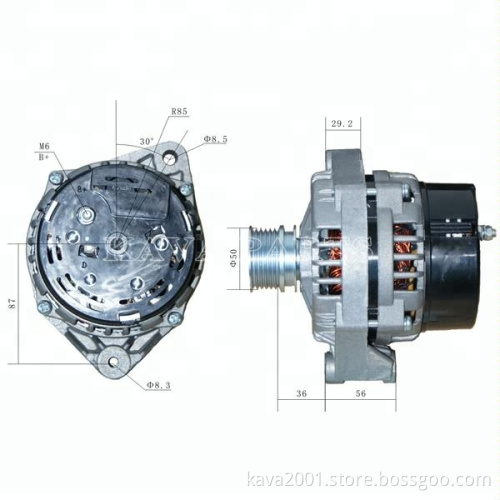 12V 85A Auto Alternator for Gaz ZMZ, UAZ ZMZ 143701043 3212.3771-10